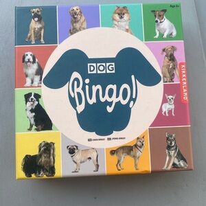 Kikkerland Dog Bingo Game - Multicolor, Fun, Kids & Adults Game ages 6 & up